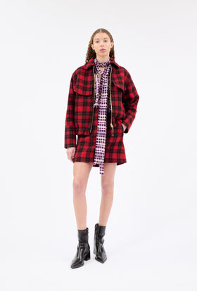 Felted Tartan Rock, Paprika from ODEEH 