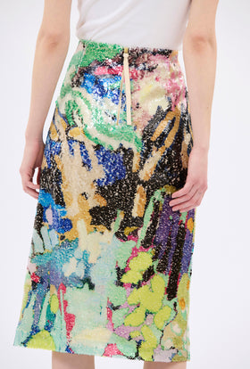 Flowers on Sequins Rock, Multicolor from ODEEH 
