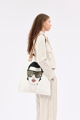 ODEEH Painting Bag, Dark Lilac from ODEEH 