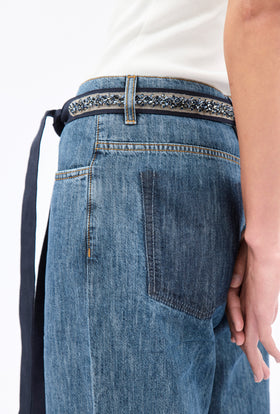 Rhinestone Belt, Marine from ODEEH 