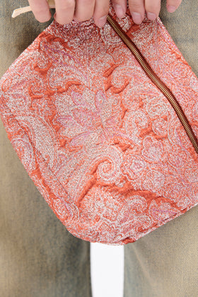 Baroque Lurex Bag, Flamingo from ODEEH 