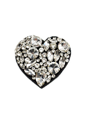 Hearts Brosche, Glass from ODEEH 