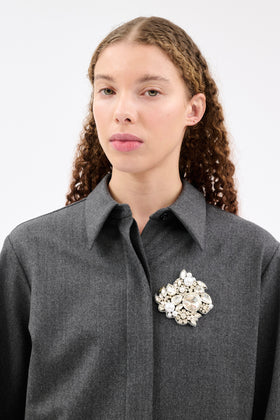 Rhinestone Brosche, Glass from ODEEH 