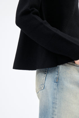 MERINO WOOL Pullover, Schwarz from ODEEH 