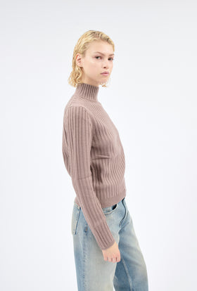 CASHWOOL Pullover, Rosewood from ODEEH 