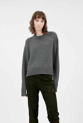 CASHWOOL Pullover, Flannel Grey from ODEEH 