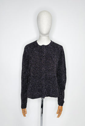 OPALESCENT Cardigan, Black Copper from ODEEH 