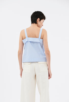 Men's Stripe Top, Airblue from ODEEH 