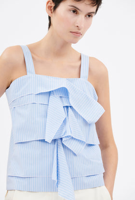 Men's Stripe Top, Airblue from ODEEH 