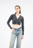 Light Cashmere Cardigan, Flannel Grey from ODEEH 