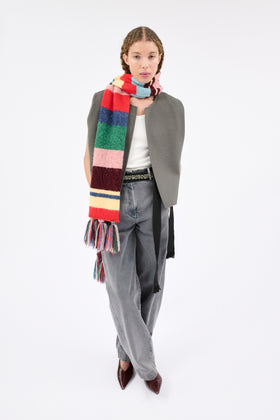 ALPACA WOOL MIX Schal, Multicolor from ODEEH 