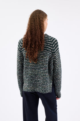 TWEED MOULINÈ Pullover, Night Forest from ODEEH 
