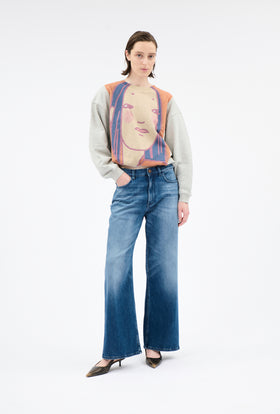 FRENCH TERRY Jersey Sweatshirt, Orange from ODEEH 