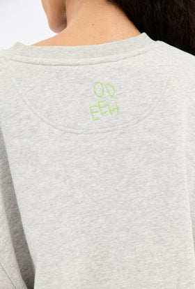 FRENCH TERRY Jersey Sweatshirt, Heather Grey from ODEEH 